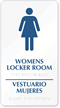 Women's Locker Room Sign