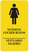 Women's Locker Room Sign