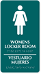 Women's Locker Room Sign