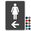 Restrooms Sign