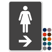 Restrooms Sign