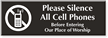 Before Entering Our Place Of Worship Engraved Sign