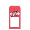 Blow Out Sale Tag With Slit