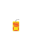 Clearance Sale Tag With Knotted Strings In Red