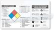 NFPA Diamond (with PPE symbols)