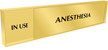Anesthesia - In Use/Vacant Slider Sign