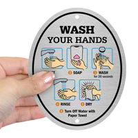 Sanitize Hands Sign