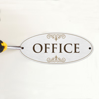 Professional office door plaque