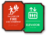 Clubhouse Braille Signs