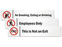 Stacking Door Signs
