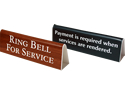 Table-Top Tent Signs