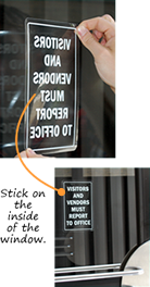 Visitor Door Decals
