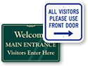 Visitor Door Signs