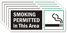 Smoking Permitted In  Area Label