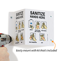 Public Health Alert: Hand Sanitizer Here