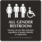 Gender-inclusive restroom signs fight for transgender citizens’ rights