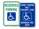 Accessible Parking Signs