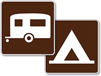 Campground Guide Signs