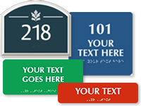 Custom Braille Signs