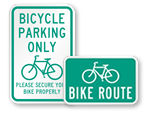 Bicycle Parking Signs