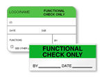 Custom Functional Check Only Labels