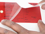 Self Laminating Tags