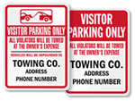 Visitor Parking Only