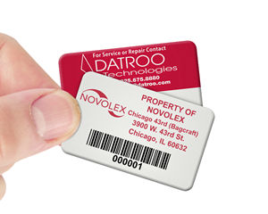 Asset Labels – 1.25” x 2” (with your logo)