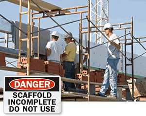 Ladder Safety Signs | Scaffold Safety Signs