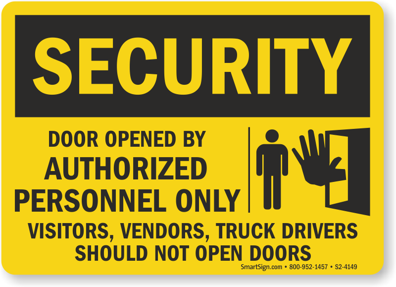 Push Door To Open Signs, Signage & Safety