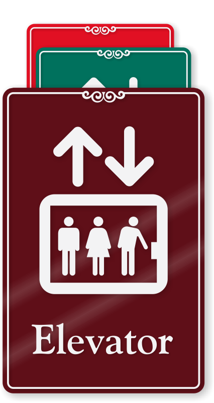 9 in. x 6 in. ShowCase Wall Signs, SKU: SE-1730