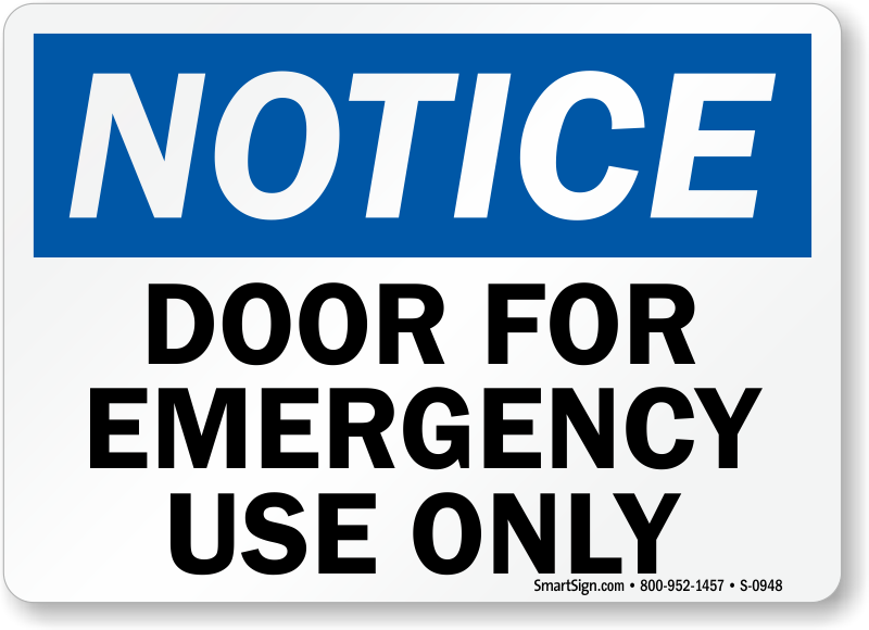 In Use Door Sign