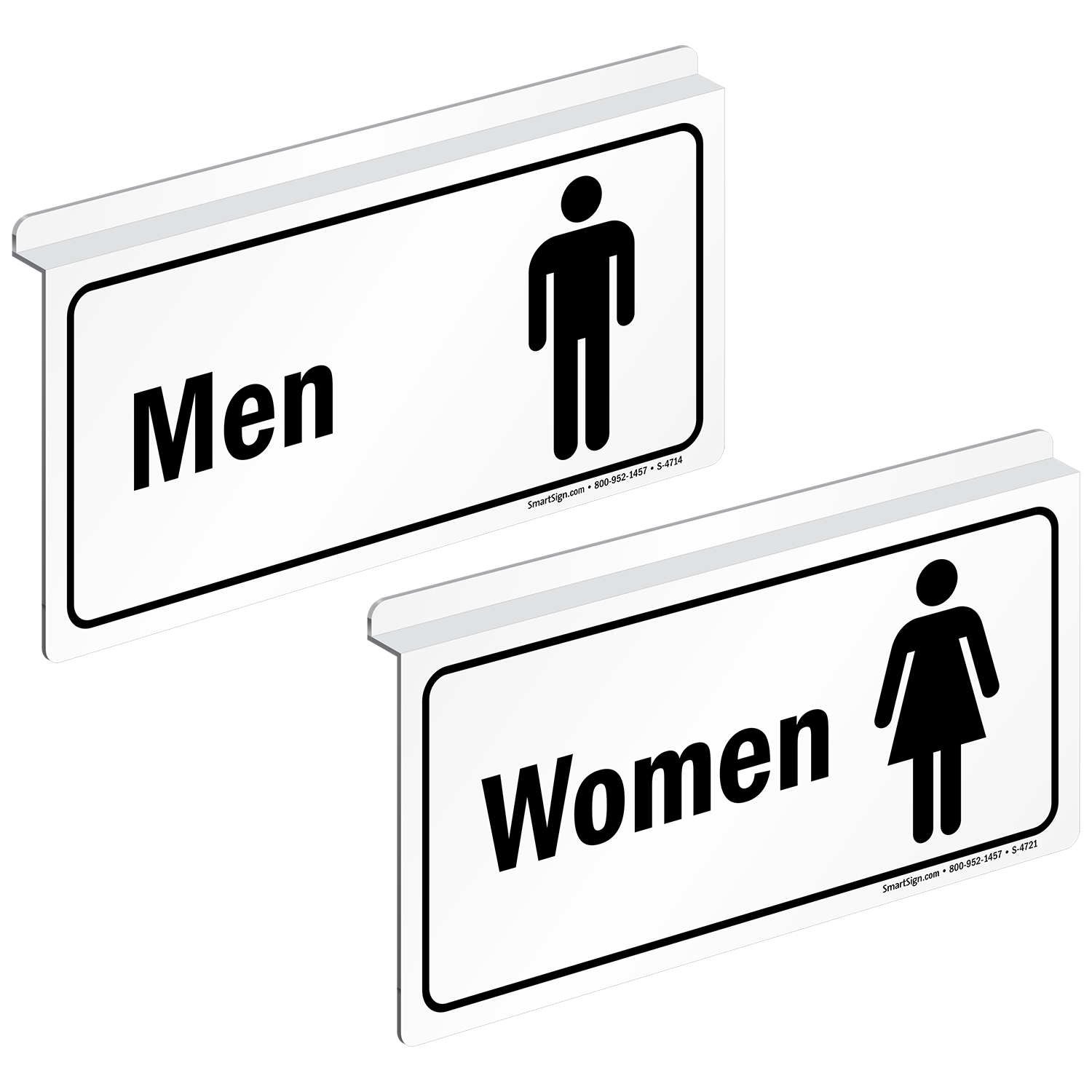 Ceiling Mount Directional Sign And Hallway Signs Restroom Signs 2 Sided