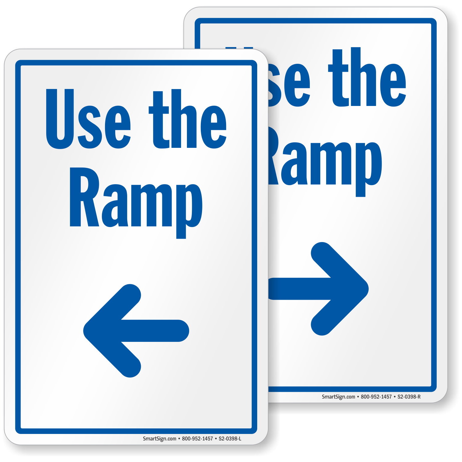 Caution Ramp Sign
