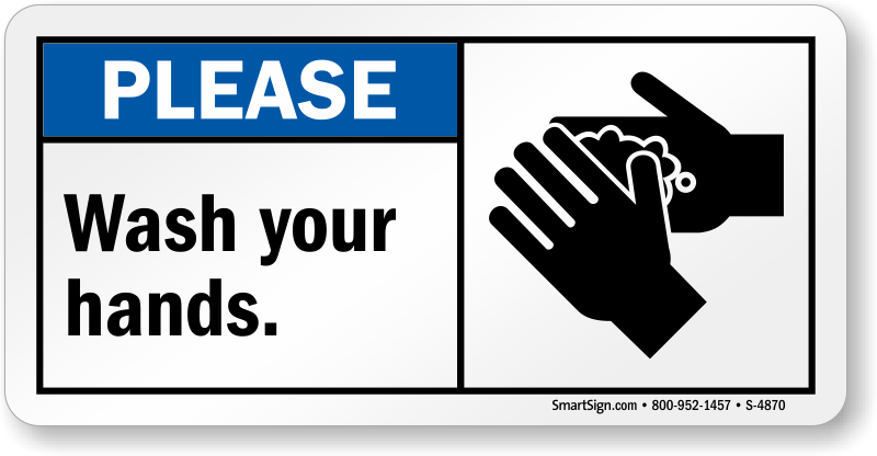 Hand Washing Hand Hygiene Signs For Offices At Best Price