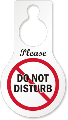 Do Not Disturb Door Tag