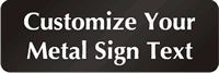 Text Only Fully Custom Sign
