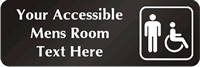 Accessible Mens Room Symbol Sign