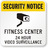 24 Hour Video Surveillance Sign