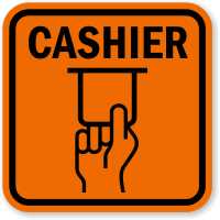 Cashier Sign