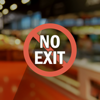 No Exit Symbol Label