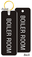 Boiler Room Double Sided Keychain