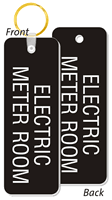 Electric Meter Room Double Sided Keychain