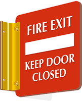Fire Exit - Keep Door Closed