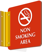 Non Smoking Area (with symbol)