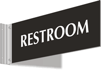 Restroom Corridor Sign