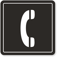Telephone (with symbol)