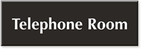 Telephone Room Engraved Sign