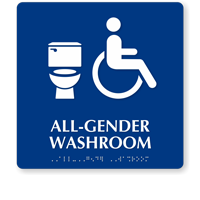 ISA All-Gender Washroom Sintra Sign