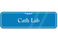 Cath Lab Showcase Hospital Sign